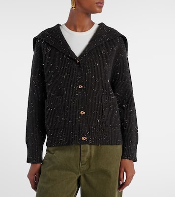 Ribbed-knit wool-blend cardigan | Bottega Veneta