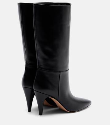 Elise 85 leather mid-calf boots | Gianvito Rossi