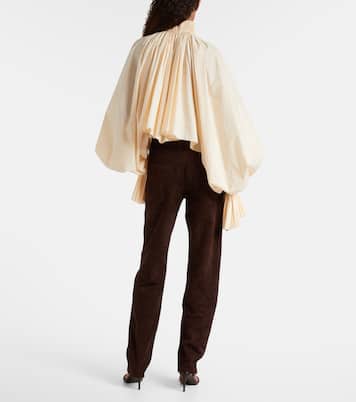 Durer cotton-blend blouse | Khaite