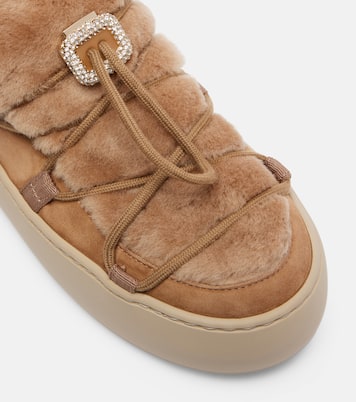 Zapatillas Viv' Up de ante y borrego | Roger Vivier