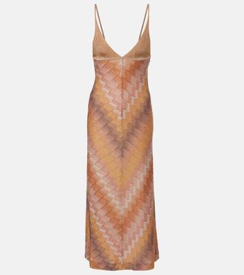 Lamé maxi dress | Missoni