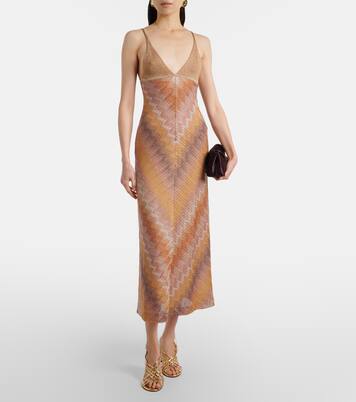 Lamé maxi dress | Missoni