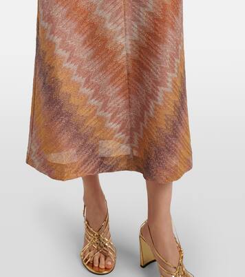 Lamé maxi dress | Missoni