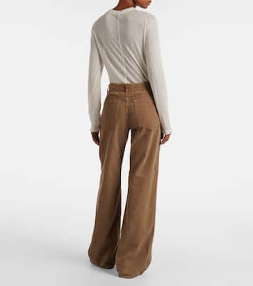 Weite Low-Rise-Hose Eglitta aus Cord | The Row