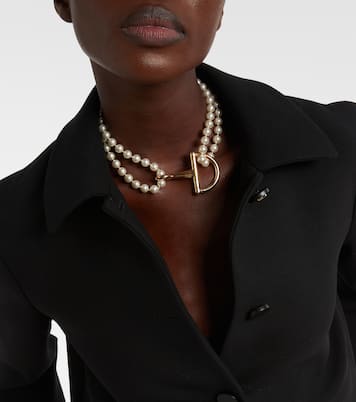 Halskette Half Horsebit aus Zierperlen | Gucci