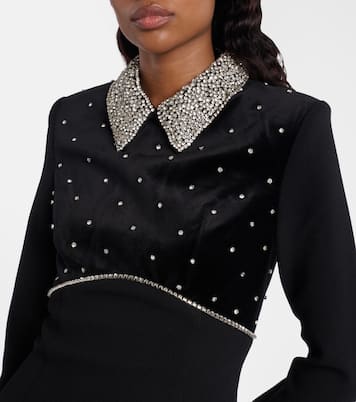 Vestido midi Alistar adornado  | Rebecca Vallance
