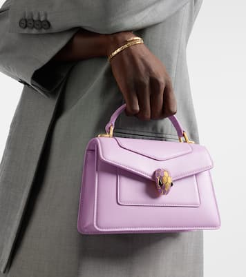 Henkeltasche Serpenti Forever Mini aus Leder | Bvlgari