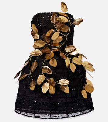 Embellished sequined cocktail dress | Oscar de la Renta