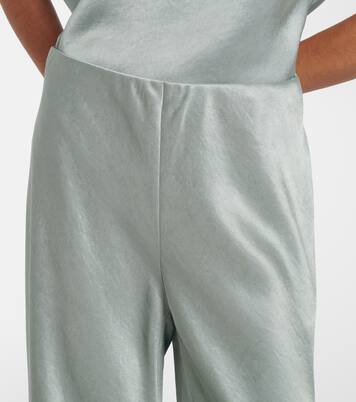 Satin wide-leg pants | Vince