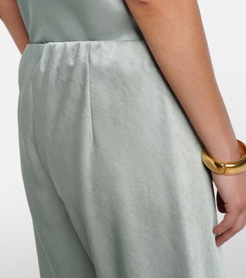 Satin wide-leg pants | Vince