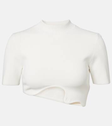 Cropped-Top Maparadita aus Jersey | Christopher Esber