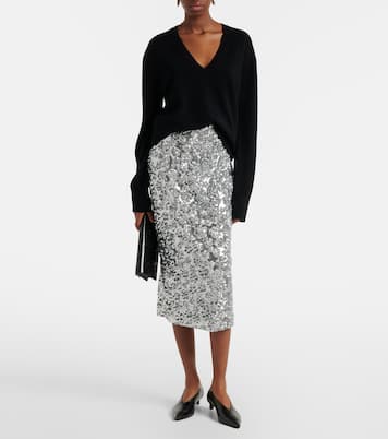 Utopia Sussex sequined pencil skirt | Blazé Milano