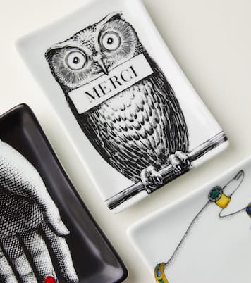 Civetta Merci ceramic ashtray | Fornasetti