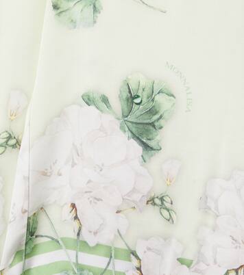 Pantalon de pyjama en satin à fleurs | Monnalisa