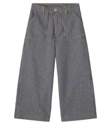 Jingle striped wide-leg jeans | Bonpoint