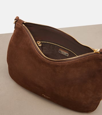 Prada Aimée Large suede shoulder bag | Prada