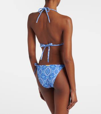 Mykonos printed bikini top | Heidi Klein