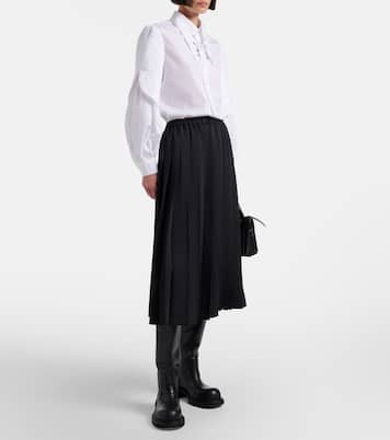 Pleated midi skirt | Junya Watanabe