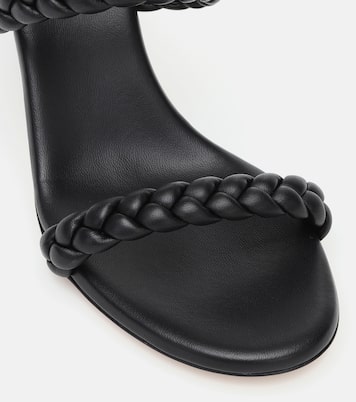 Sandali Marley 70 in pelle intrecciata | Gianvito Rossi