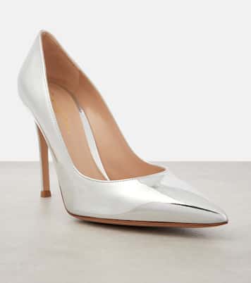 Pumps Gianvito 105 in pelle metallizzata | Gianvito Rossi