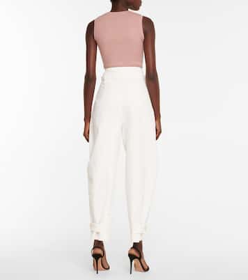 Daisy high-rise cropped pants | Stella McCartney