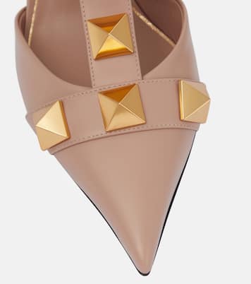 Mules Roman Stud 80 aus Leder | Valentino Garavani