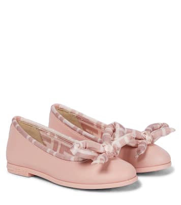 Ballerine in pelle | Fendi Kids
