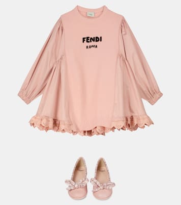 Ballerine in pelle | Fendi Kids