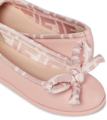 Ballerine in pelle | Fendi Kids