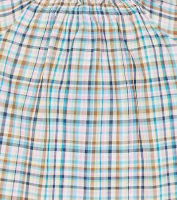 Baby - Blusa Ange in cotone a quadri | Bonpoint