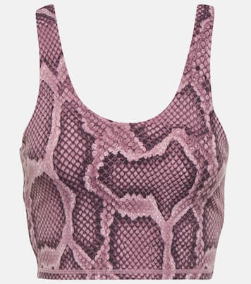 Walker snake-print sports bra | Varley