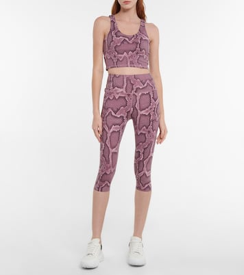 Walker snake-print sports bra | Varley