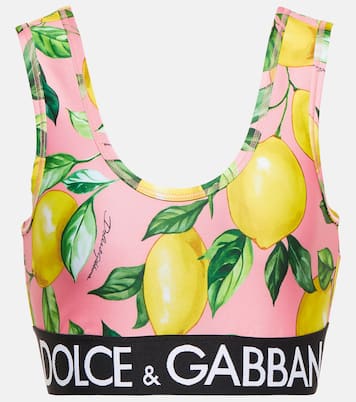 Printed sports bra | Dolce&Gabbana