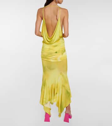 Melrose cowl-neck midi dress | The Attico