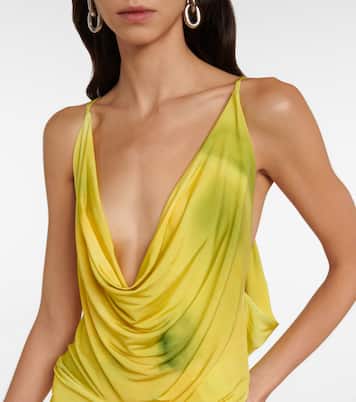 Melrose cowl-neck midi dress | The Attico