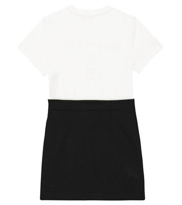 Belted silk dress | Balmain Kids