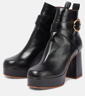 Ankle Boots Lyna aus Leder | See By Chloé