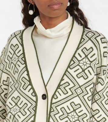 Cardigan aus Jacquard-Strick | Jil Sander