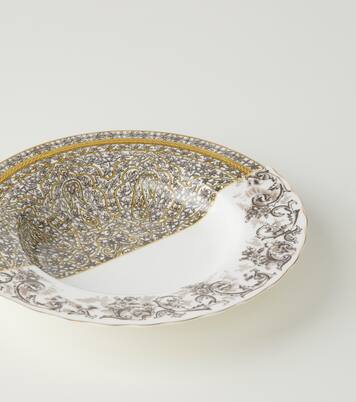 Hybrid Agroha bone china soup plate | Seletti