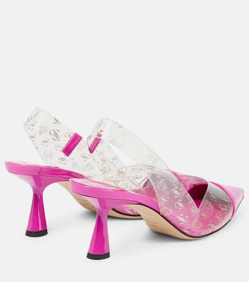 Liya 65 logo PVC slingback pumps | Jimmy Choo