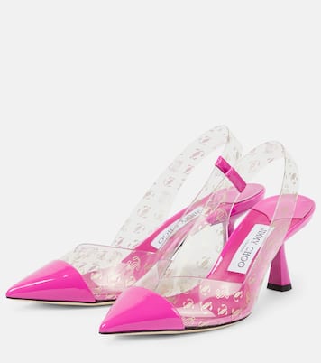 Liya 65 logo PVC slingback pumps | Jimmy Choo