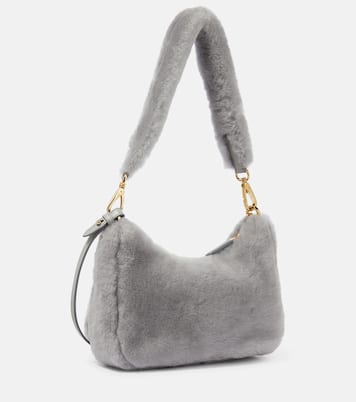 Schultertasche Re-Edition 2005 aus Shearling | Prada