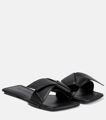 Pantoletten Musubi aus Leder | Acne Studios