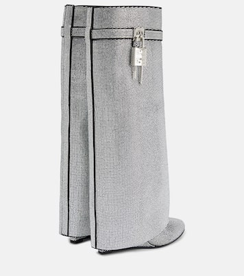 Shark Lock Strass knee-high boots | Givenchy