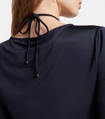 Roque keyhole jersey top | Veronica Beard