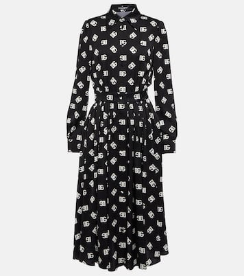 Midikleid aus einem Seidengemisch | Dolce&Gabbana