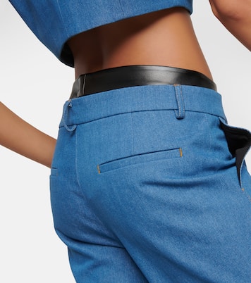 Pantalon Ule à taille basse en jean | Aya Muse