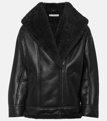 Lederjacke mit Shearling | Acne Studios