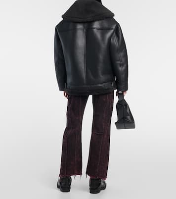 Lederjacke mit Shearling | Acne Studios
