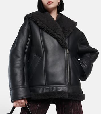 Lederjacke mit Shearling | Acne Studios